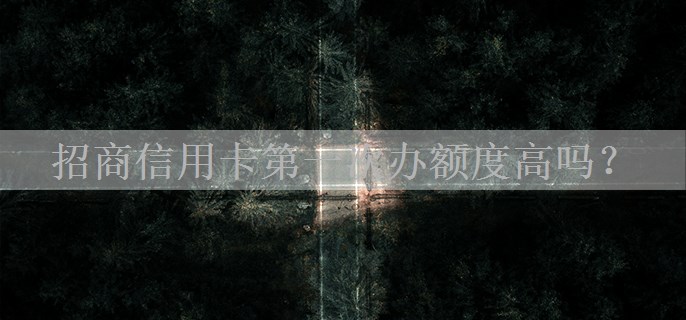 招商信用卡第一次办额度高吗？