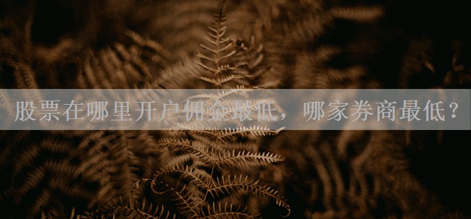 股票在哪里开户佣金最低，哪家券商最低？