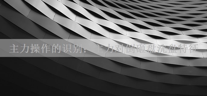 主力操作的识别：主力对倒砸盘洗盘特征