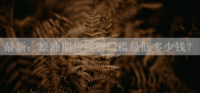 最新：原油期货投资门槛最低多少钱？