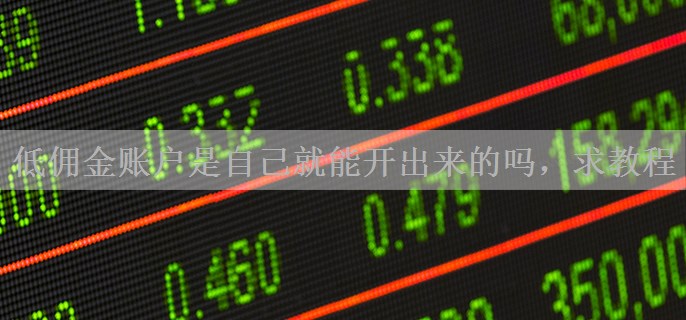 低佣金账户是自己就能开出来的吗，求教程