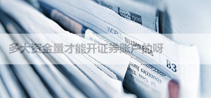 多大资金量才能开证券账户的呀