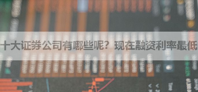 十大证券公司有哪些呢？现在融资利率最低多少