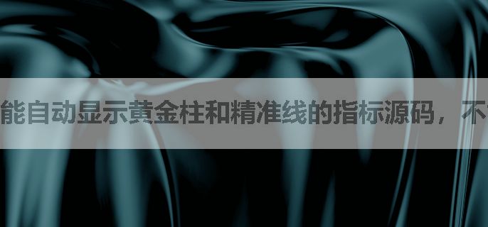能自动显示黄金柱和精准线的指标源码，不能安装