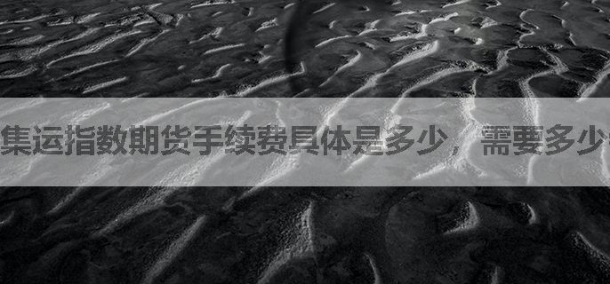 集运指数期货手续费具体是多少，需要多少钱？