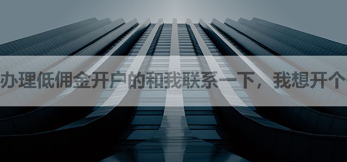 办理低佣金开户的和我联系一下，我想开个便宜的账户