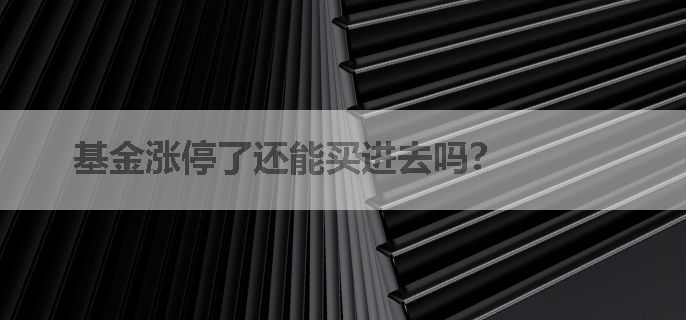 基金涨停了还能买进去吗？