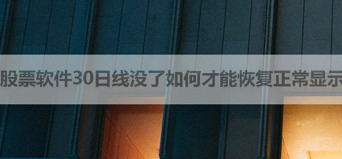 股票软件30日线没了如何才能恢复正常显示?，有人了解吗？