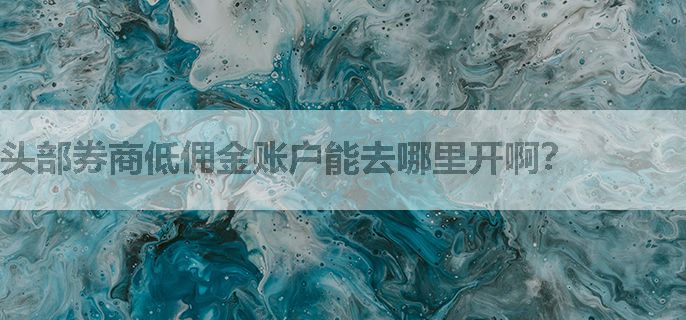 头部券商低佣金账户能去哪里开啊？