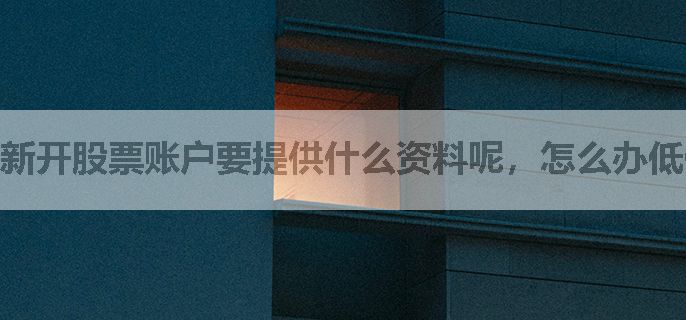 新开股票账户要提供什么资料呢，怎么办低佣金账户呢