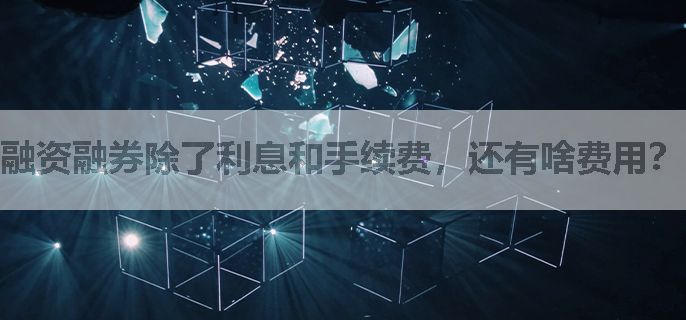融资融券除了利息和手续费，还有啥费用？