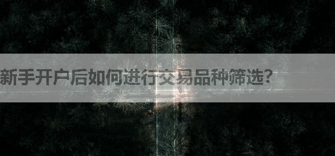 新手开户后如何进行交易品种筛选？