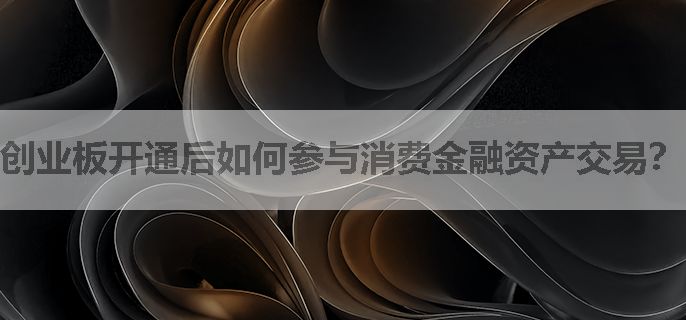 创业板开通后如何参与消费金融资产交易？
