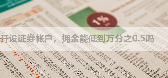 开设证券帐户，拥金能低到万分之0.5吗