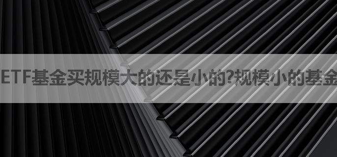 ETF基金买规模大的还是小的?规模小的基金有什么优缺点?