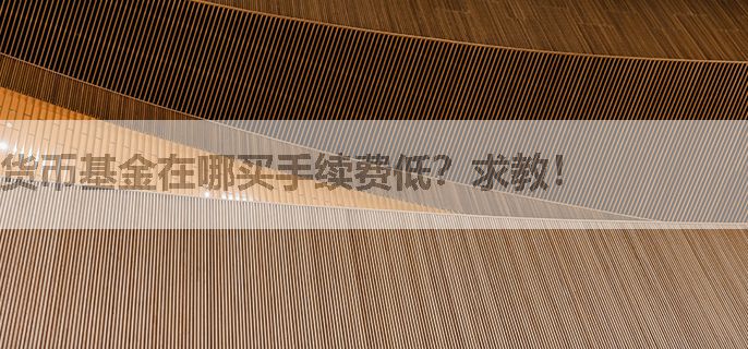 货币基金在哪买手续费低？求教！