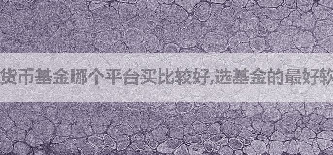 货币基金哪个平台买比较好,选基金的最好软件是