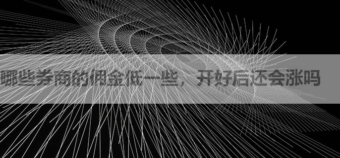 哪些券商的佣金低一些，开好后还会涨吗