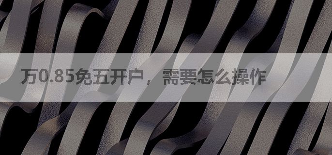 万0.85免五开户，需要怎么操作
