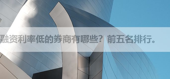 融资利率低的券商有哪些？前五名排行。