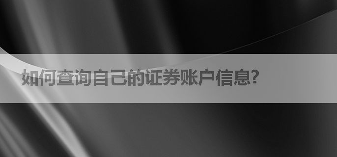 如何查询自己的证券账户信息?