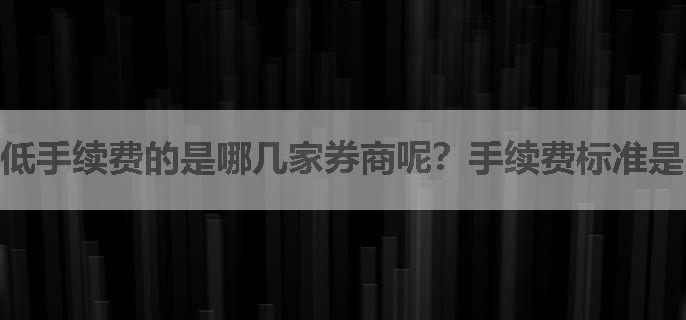 低手续费的是哪几家券商呢？手续费标准是多少