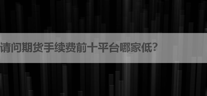 请问期货手续费前十平台哪家低？