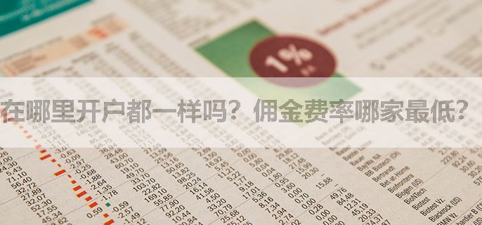 在哪里开户都一样吗？佣金费率哪家最低？