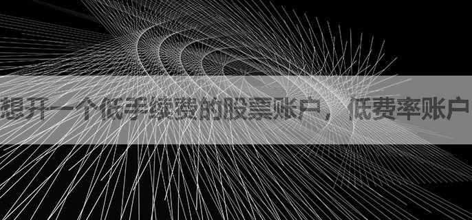 想开一个低手续费的股票账户，低费率账户申请方法有哪些？