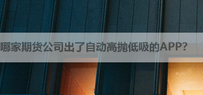 哪家期货公司出了自动高抛低吸的APP？