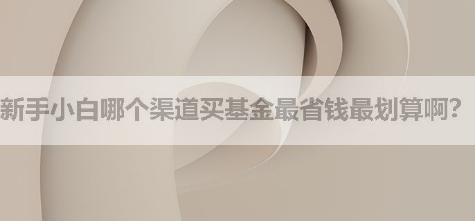 新手小白哪个渠道买基金最省钱最划算啊？