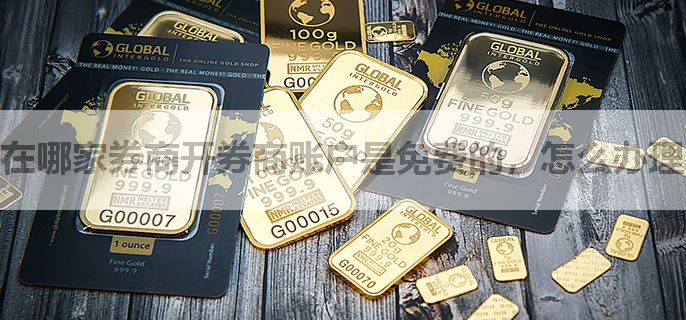 在哪家券商开券商账户是免费的，怎么办理