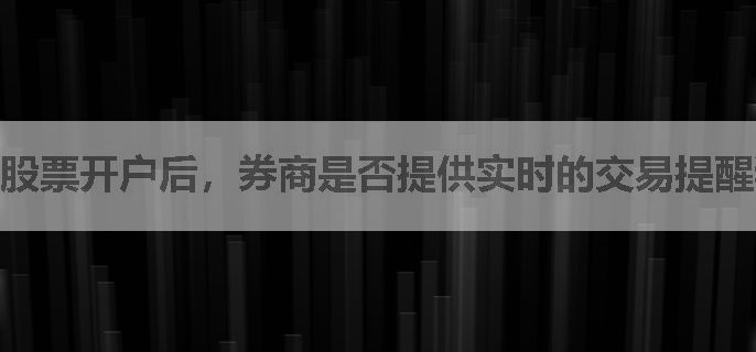 股票开户后，券商是否提供实时的交易提醒和风险提示？