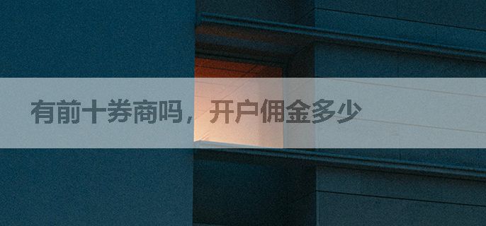 有前十券商吗，开户佣金多少