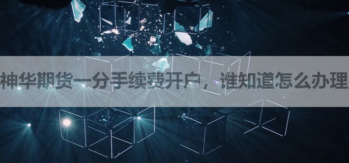 神华期货一分手续费开户，谁知道怎么办理？