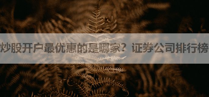 炒股开户最优惠的是哪家？证券公司排行榜前十名