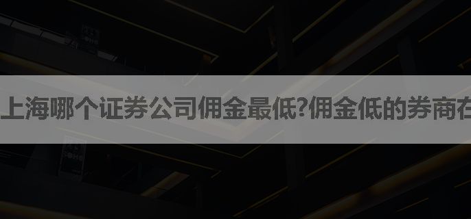 上海哪个证券公司佣金最低?佣金低的券商在哪里呀