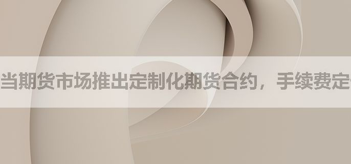 当期货市场推出定制化期货合约，手续费定价如何契合合约个性化特点？