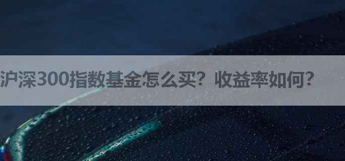 沪深300指数基金怎么买？收益率如何？