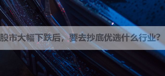 股市大幅下跌后，要去抄底优选什么行业？