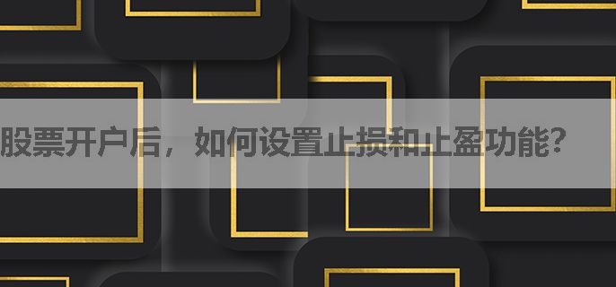 股票开户后，如何设置止损和止盈功能？