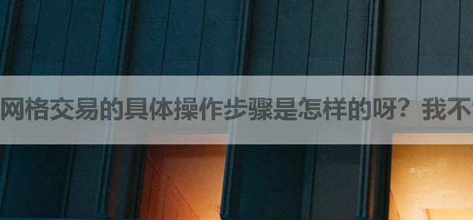 网格交易的具体操作步骤是怎样的呀？我不太懂，能详细说说吗？