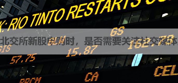 北交所新股申购时，是否需要关注社交媒体上对新股的讨论？