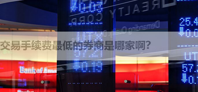 交易手续费最低的券商是哪家啊？