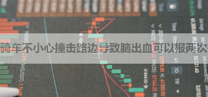 骑车不小心撞击路边导致脑出血可以报两次保险吗