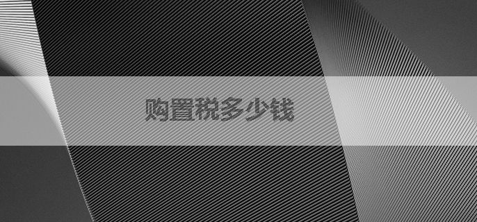 购置税多少钱