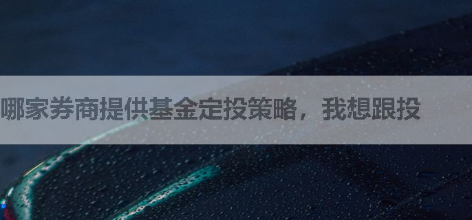 哪家券商提供基金定投策略，我想跟投
