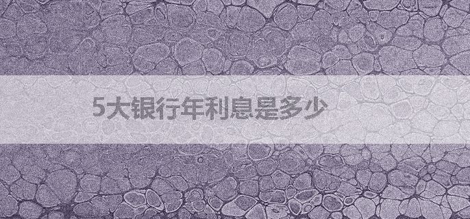 5大银行年利息是多少