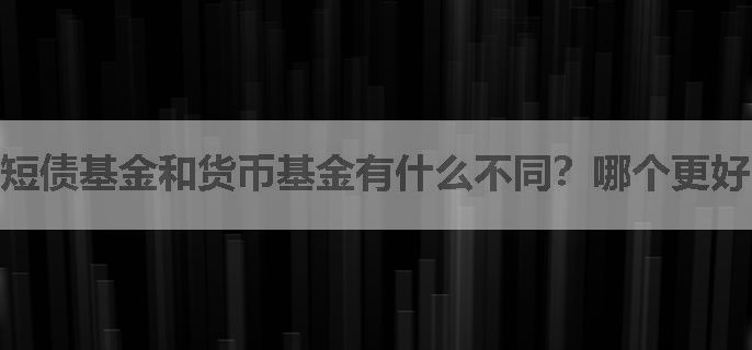 短债基金和货币基金有什么不同？哪个更好？