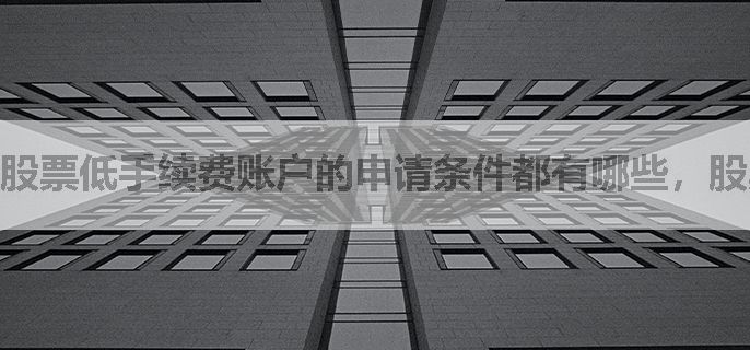 股票低手续费账户的申请条件都有哪些，股票小白怎么申请
